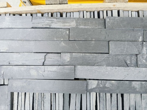 Плитка чёрная из натурального камня фасадная 30 см * 5 см, толщина 7 мм -30 мм купить в Петропавловске-Камчатском