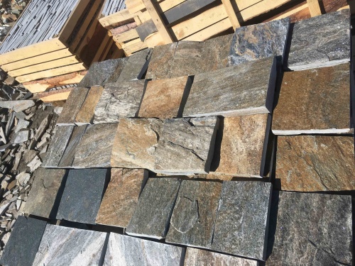 Плитка пилёная златолит Уральский для цоколя, отмостки купить в Петропавловске-Камчатском