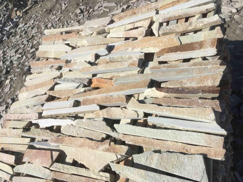 Горбушка златолит золотистый для облицовки купить в Петропавловске-Камчатском