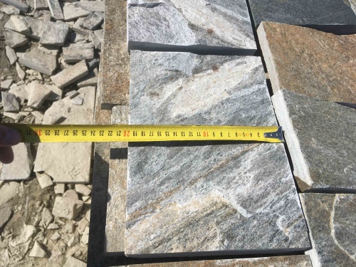 Плитка пилёная златолит Уральский для цоколя, отмостки купить в Петропавловске-Камчатском